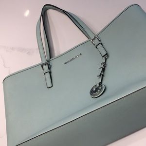 Michael Kors mint laptop tote!